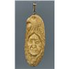 Image 1 : Native American Indian Carved Horn Pendant