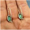 Image 2 : Blue Opal Sterling Silver Earrings