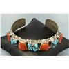 Image 1 : Ray Bennett Navajo Sterling Turquoise Bracelet