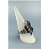Image 2 : Gilbert Nelson Navajo Sterling Silver Opal Ring