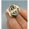 Image 3 : Gilbert Nelson Navajo Sterling Silver Opal Ring