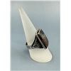 Image 2 : Navajo Sterling Silver Agate Ring