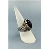 Image 2 : Sterling Silver Black Ethiopian Opal Ring