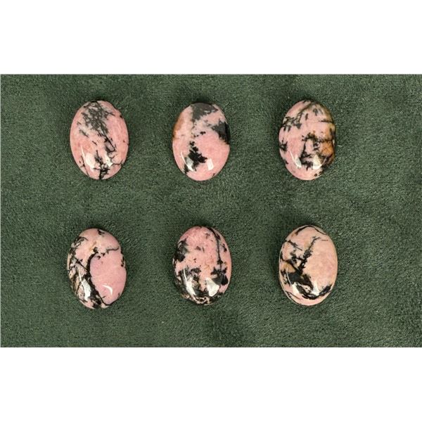 Collection Of Jewelry Grade Rhodonite Cabochons