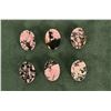 Image 2 : Collection Of Jewelry Grade Rhodonite Cabochons