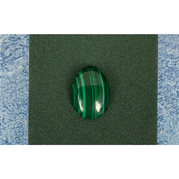 Jewelry Grade Banded Malachite Cabochon