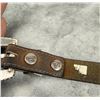 Image 4 : Justin Cowboy Belt With Nickle Silver Conchos