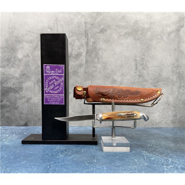 Queen Cutlery #85 Stag Bird & Trout Knife