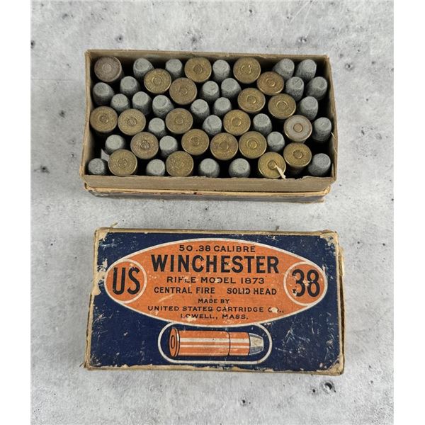 Winchester Model 1873 .38 Caliber Ammo Box
