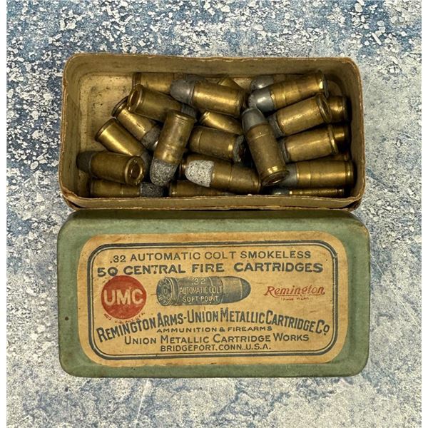 Remington UMC .32 Automatic Colt Ammo Box