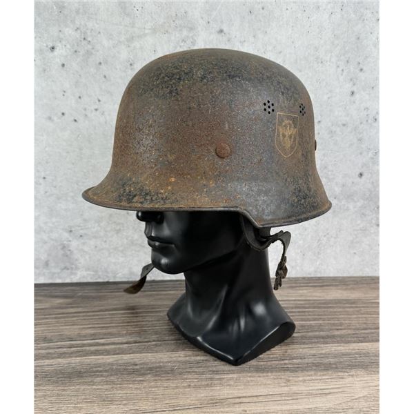 WW2 German Fire Police Helmet