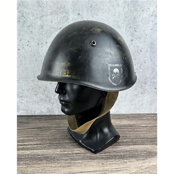 WW2 Italian M33 Helmet With German Markings