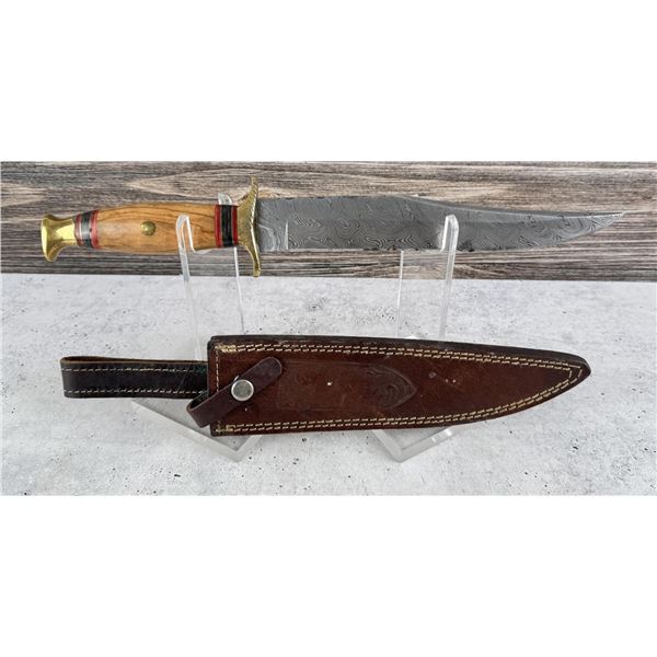 Damascus Blade Bowie Knife