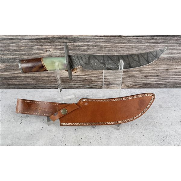 Damascus Blade Bowie Knife