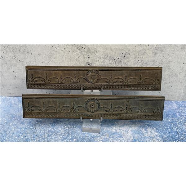 Tiffany Studios 1776 Adam Pattern Desk Pad Ends