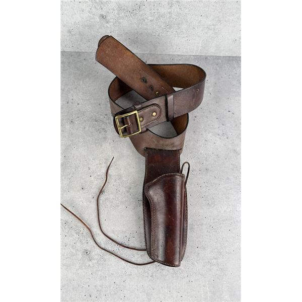 Hunter Cowboy Leather Holster Gun Belt Pistol Rig