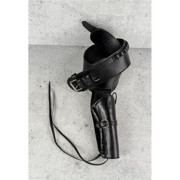 Cowboy Leather Holster Gun Belt Pistol Rig