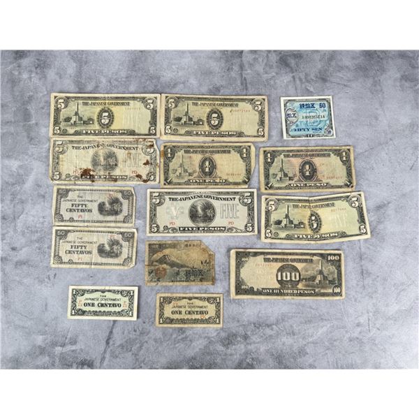 WW2 Japanese Pesos Replacement Currency