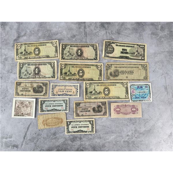WW2 Japanese Pesos Replacement Currency