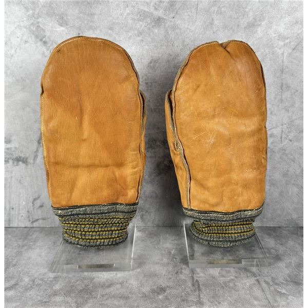 1950s Leather Mittens