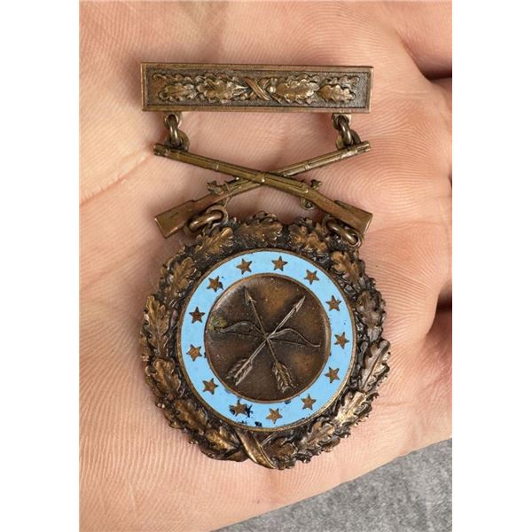 US Army Enamel Team Marksmanship Medal Named