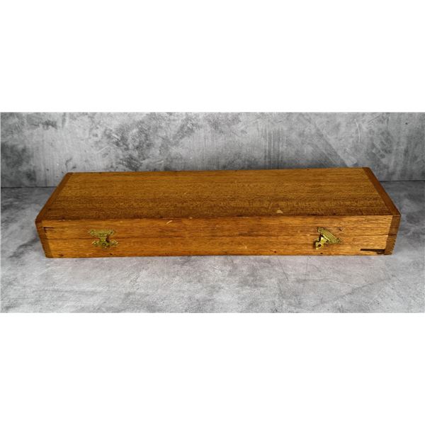 Presentation Ruana Walnut Bowie Knife Box