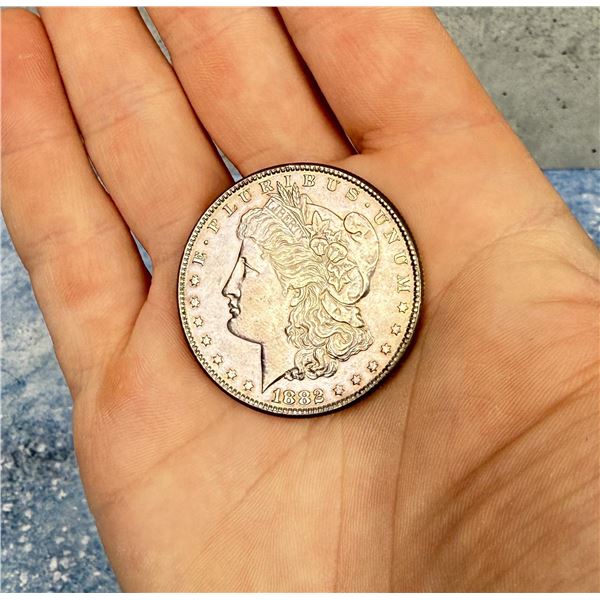 1882 P Morgan Silver Dollar