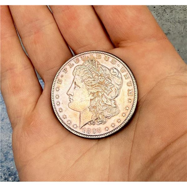 1897 P Morgan Silver Dollar