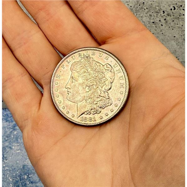 1881 S Morgan Silver Dollar