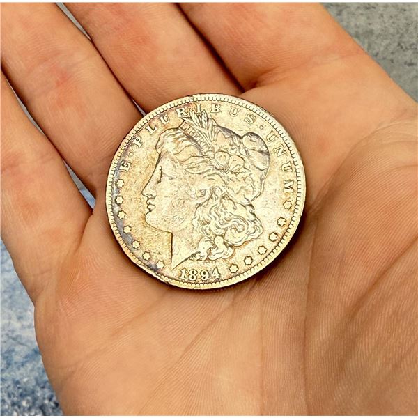 1894 O Morgan Silver Dollar