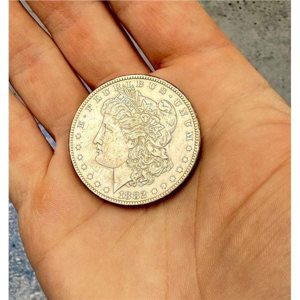 1882 O Morgan Silver Dollar