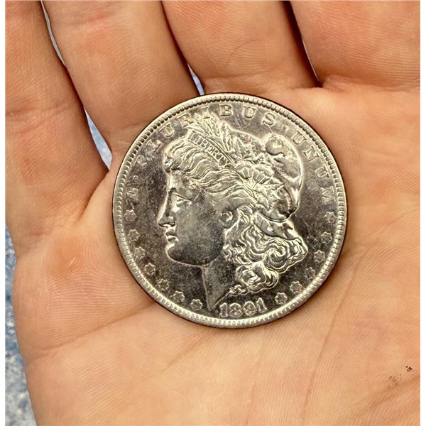 1891 P Morgan Silver Dollar