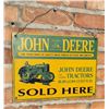 Image 1 : John Deere Sold Here Porcelain Sign