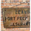Image 2 : Montana Leaving Fort Peck Indian Reservation Sign