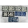 Image 1 : 1918 1921 1923 Colorado License Plates