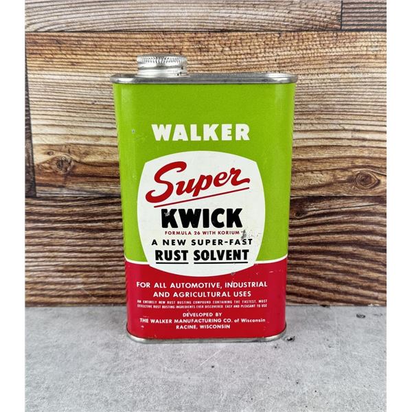 Walker Super Kwick Rust Solvent Oil Can