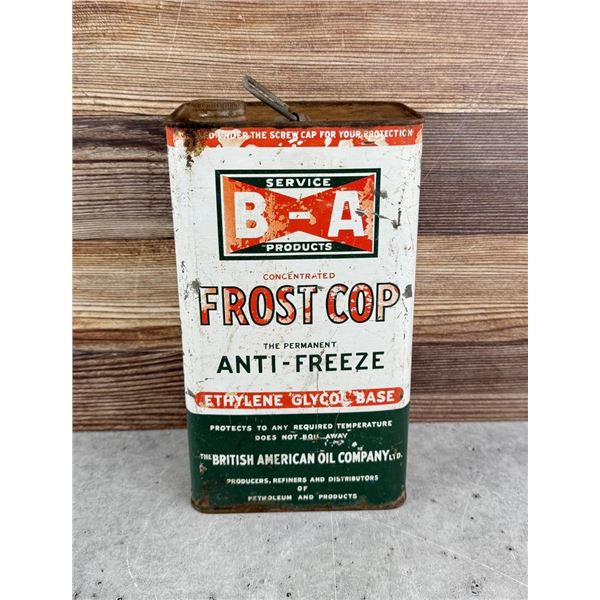 British American Oil Frost Cop Anti Freeze Can