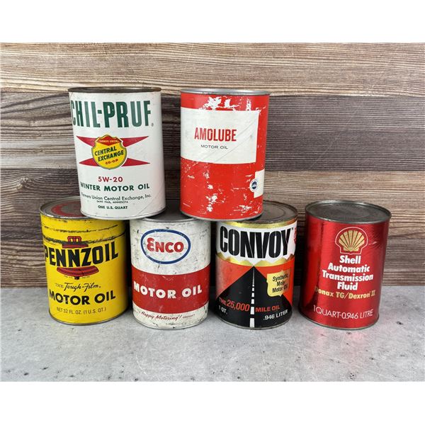 Collection of Oil Cans