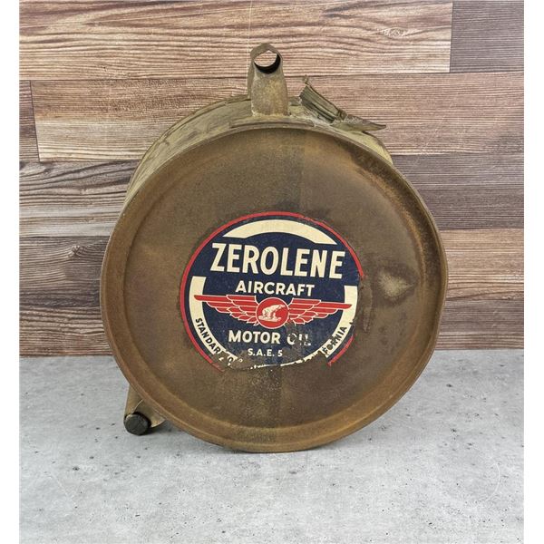 Zerolene Aircraft Motor Oil Rocker Can