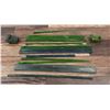 Image 2 : 407 Grams of Raw Green Swirl Bakelite Catalin
