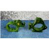 Image 2 : Art Deco Fish and Elephant Napkin Rings