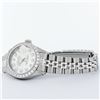 Image 5 : Rolex Ladies Quickset Stainless Steel Silver Diamond Bezel Datejust Wristwatch 2