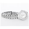 Image 2 : Rolex Ladies Quickset Stainless Steel White Roman Stainless Steel Diamond Bezel