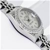 Image 3 : Rolex Quickset Silver Index 18K Gold Diamond Bezel Datejust Wristwatch 26MM