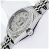 Image 5 : Rolex Quickset Silver Index 18K Gold Diamond Bezel Datejust Wristwatch 26MM