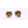 Image 4 : Antique Indian Gold Topped Silver & Diamond Earrings