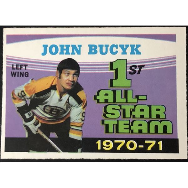 1971-72 O-PEE-CHEE JOHNNY BUCYK (HOF)
