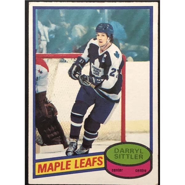 1980-81 O-PEE-CHEE DARRYL SITTLER (HOF)