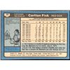 Image 2 : 1980 O-PEE-CHEE CARLTON FISK (HOF)