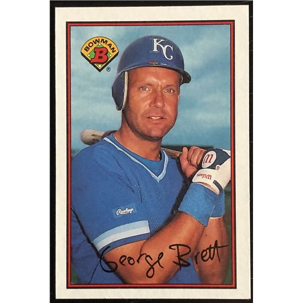 1989 BOWMAN GEORGE BRETT (HOF)